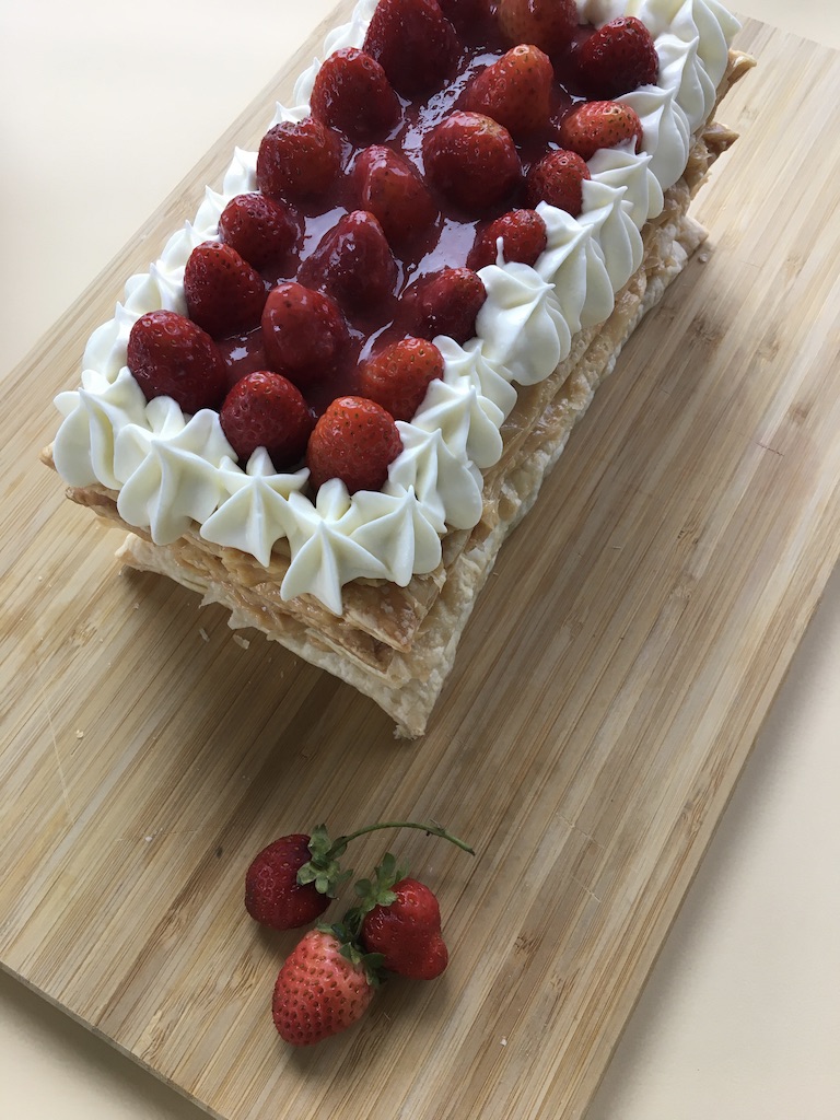 strawberry puff pastry