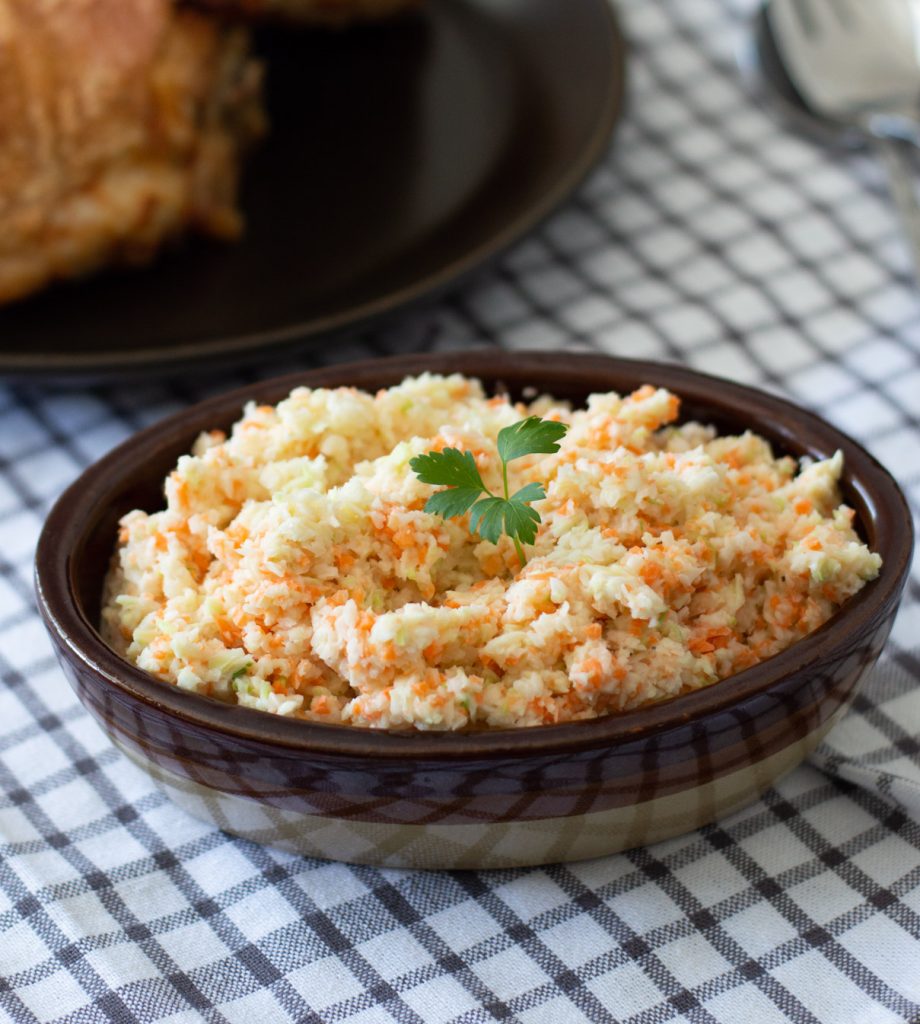 Coleslaw serve with Fried Chicken