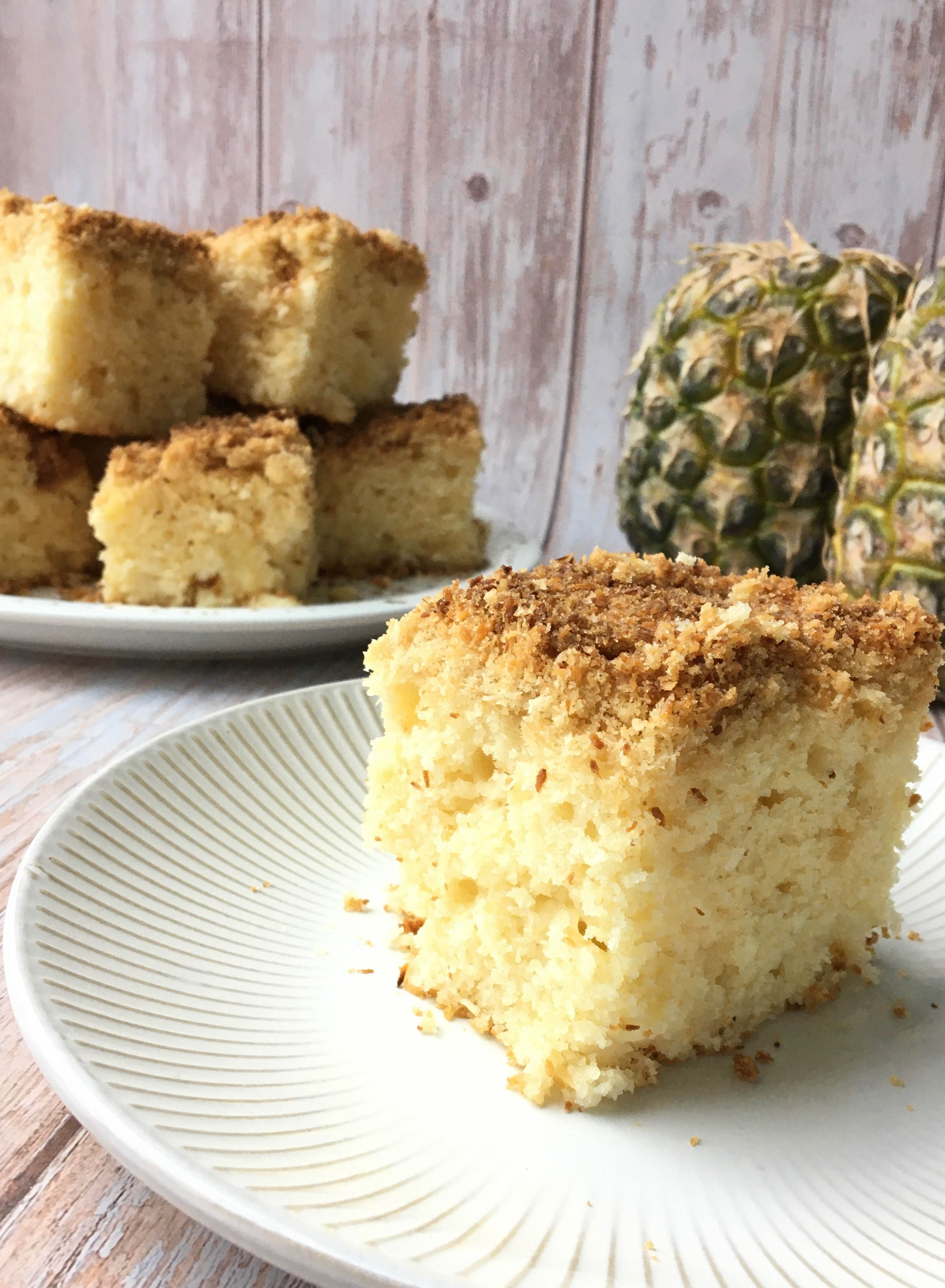 Coconut and Pineapple Coffee Cake