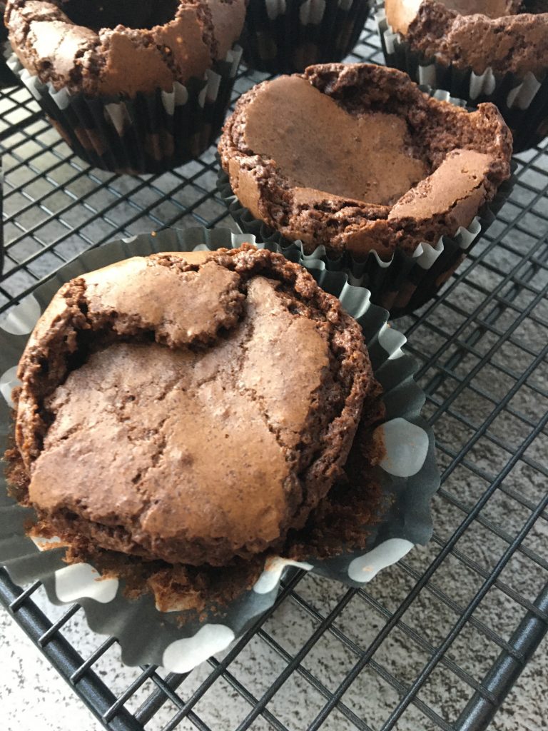 Chocolate brownie muffin
