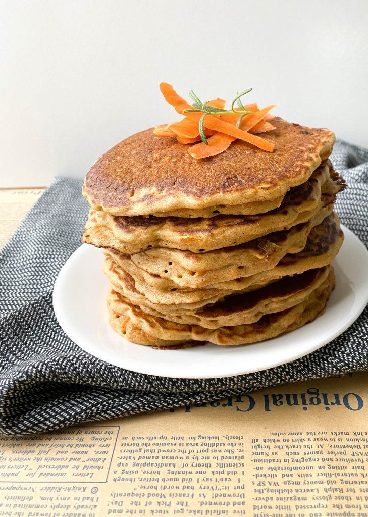 The fluffiest Carrot Cake Pancake