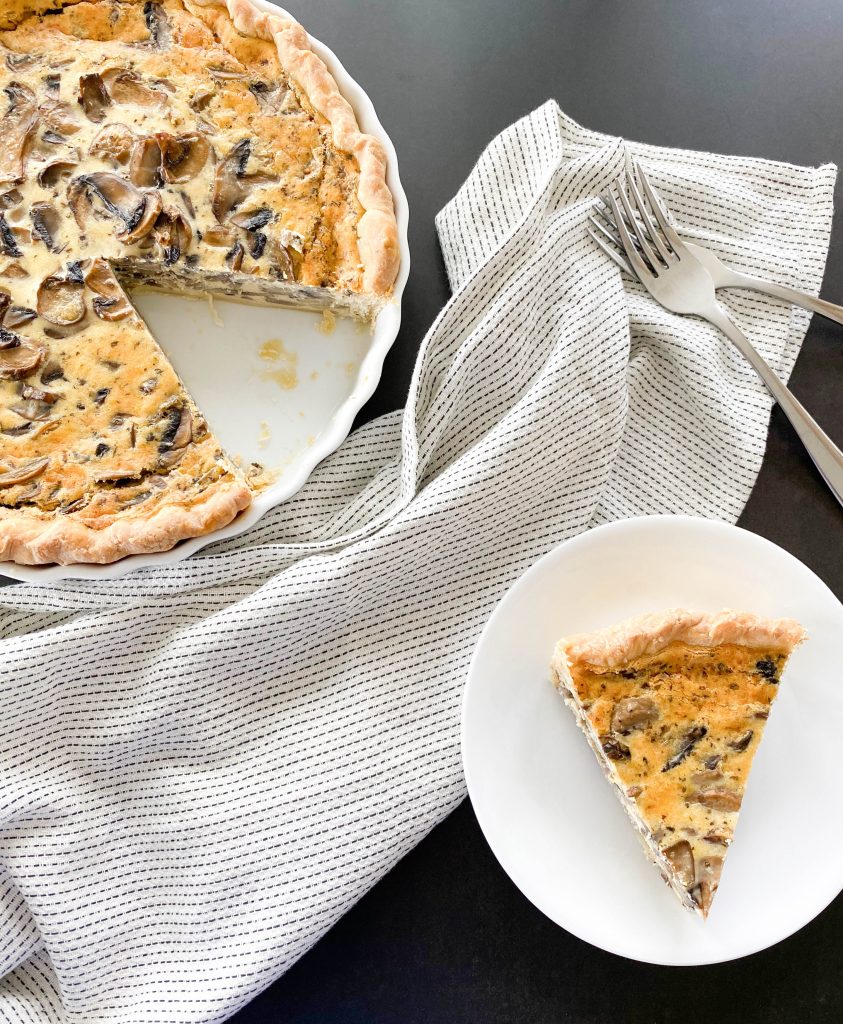 Quiche de champignones