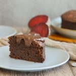 Piece of Beetroot cake