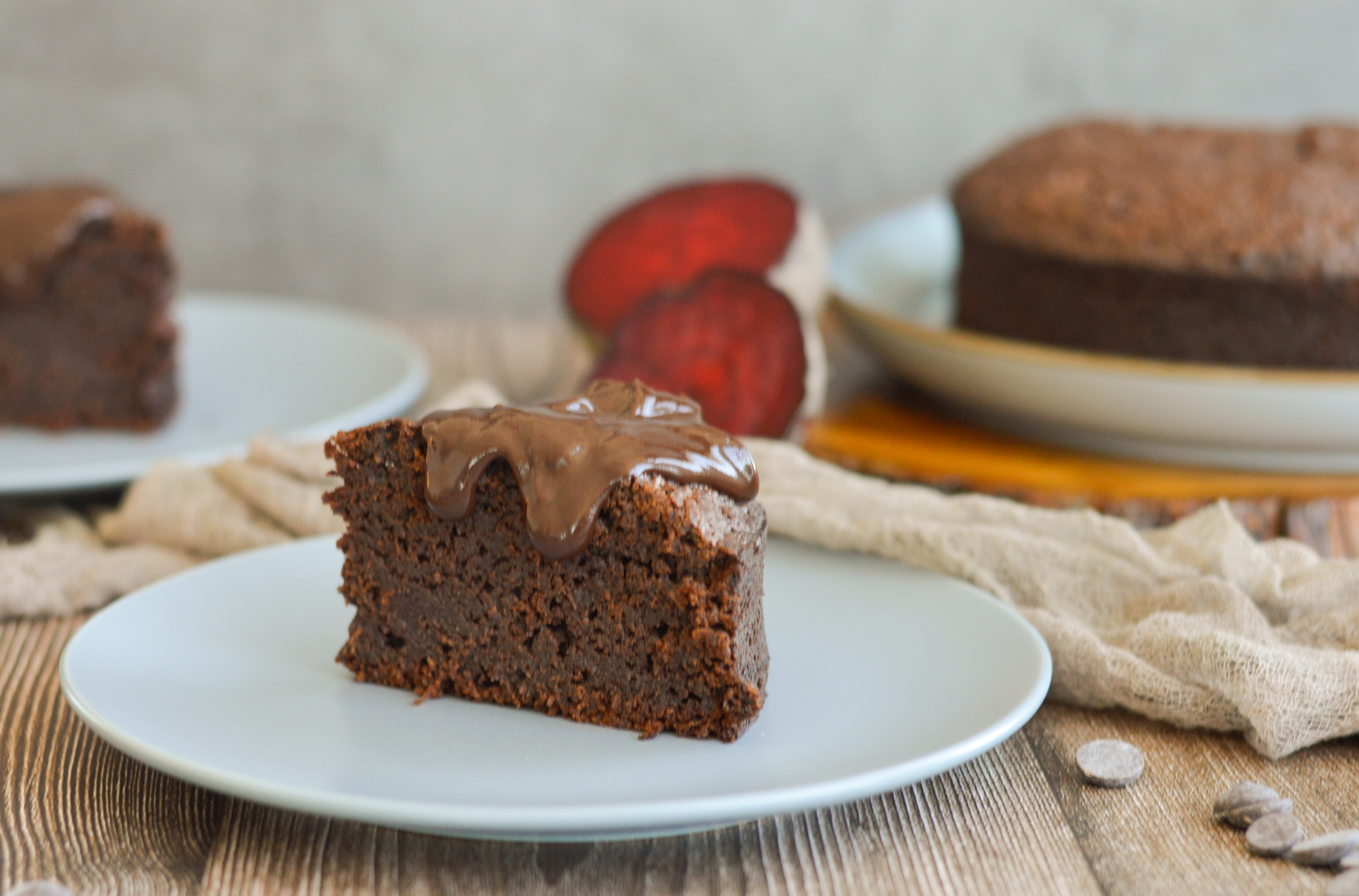 Piece of Beetroot cake