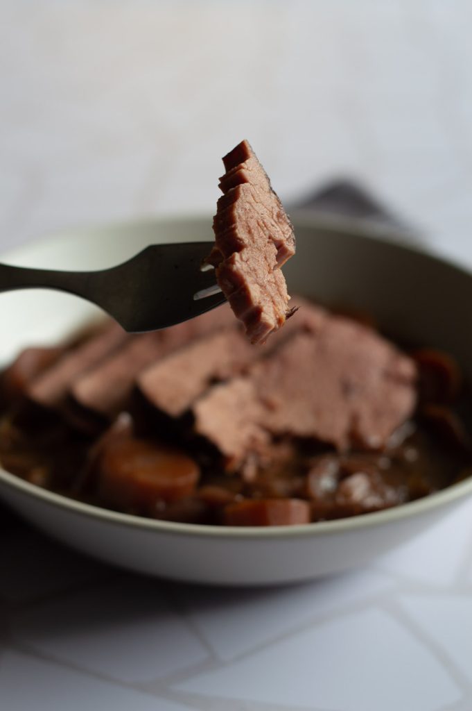 Silverside Slow Cooked With Wine