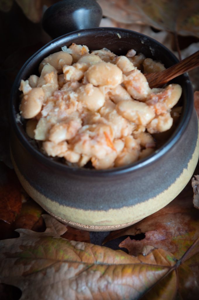 a close up of Peruvian Frijoles