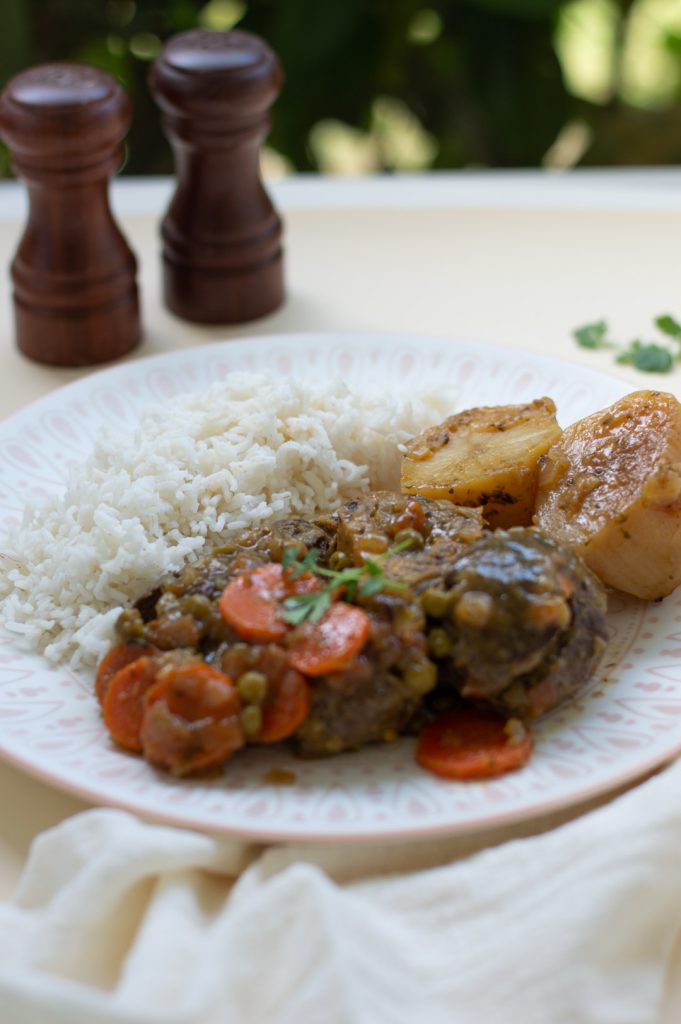 Seco de carne close up