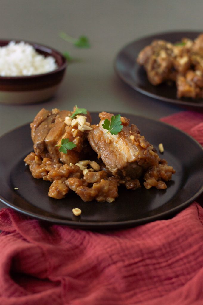 A plate of Peruvian Carapulcra